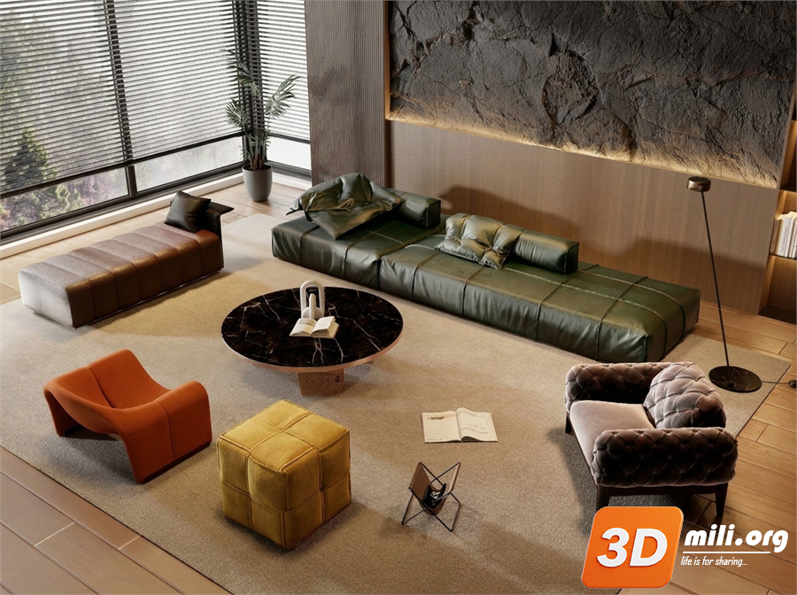 Sofa Minotti Skp Files 